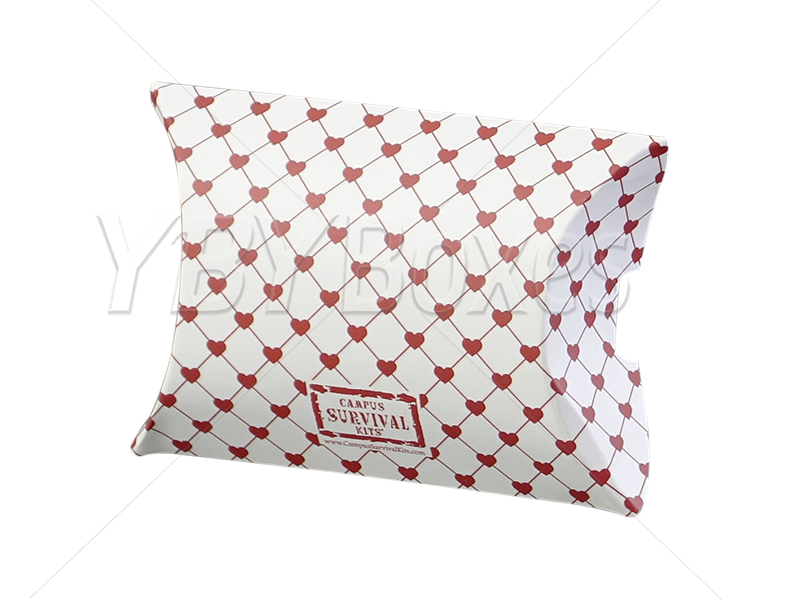 Red Heart Printed Pillow Box